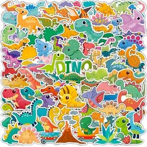 100 pc Colorful Dinosaur Sticker Set for Kids